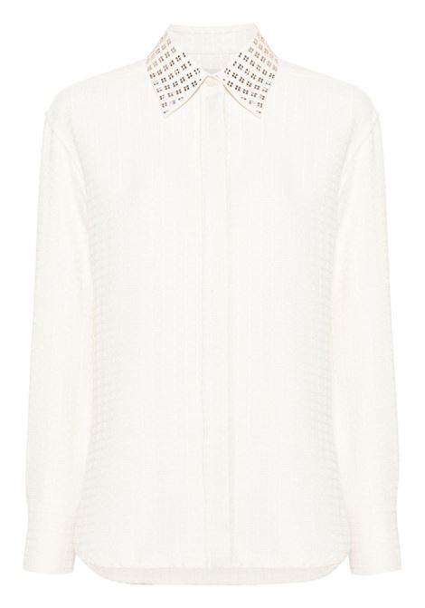 Camicia a quadri in bianco di Golden Goose - donna